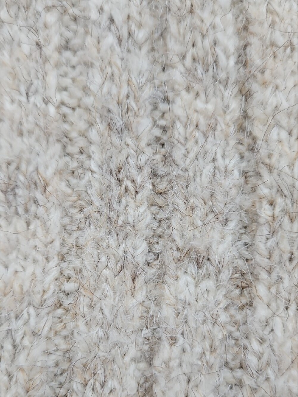 William Rast Cream Ribbed Turtleneck Sweater - Picture 3 of 3